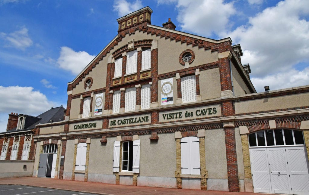 The Champagne Castellane is a famous manufacturer in Epernay, France