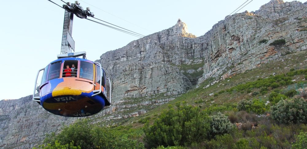 Cape Town, South Africa Cable Car to Table Mountain