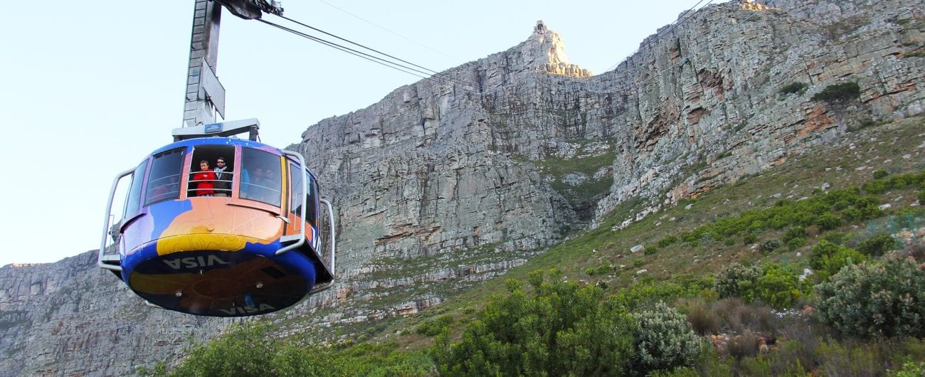 Cape Town, South Africa Cable Car to Table Mountain