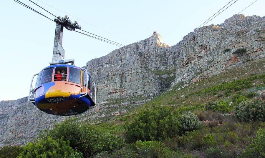 Cape Town, South Africa Cable Car to Table Mountain