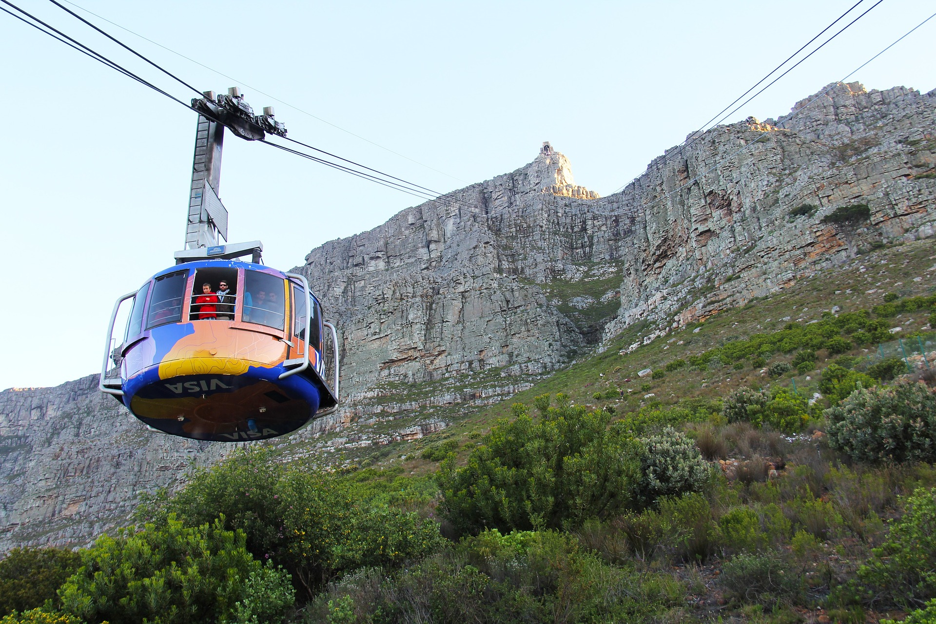 Cape Town, South Africa Cable Car to Table Mountain