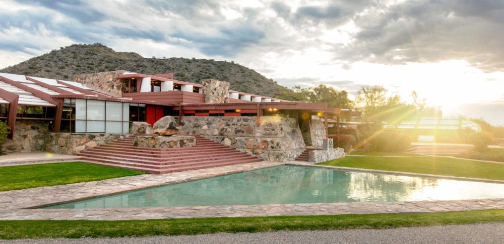 Taliesin West was architect Frank Lloyd Wright's winter home