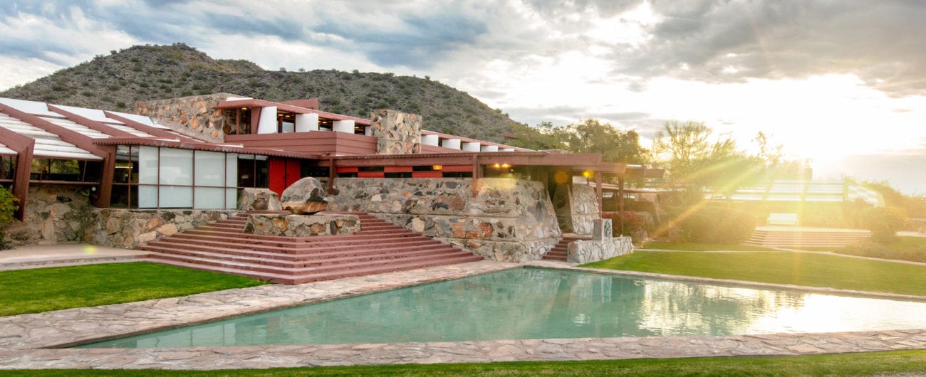 Taliesin West was architect Frank Lloyd Wright's winter home