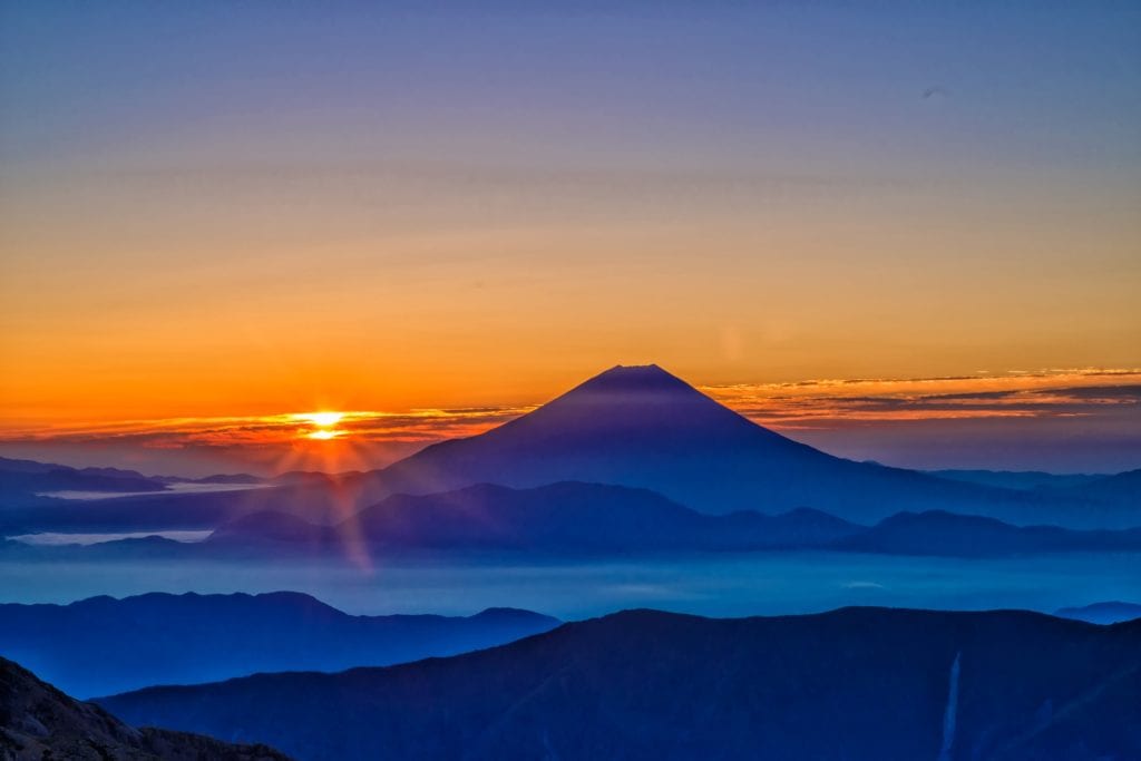 Mt. Fuji at sunrise