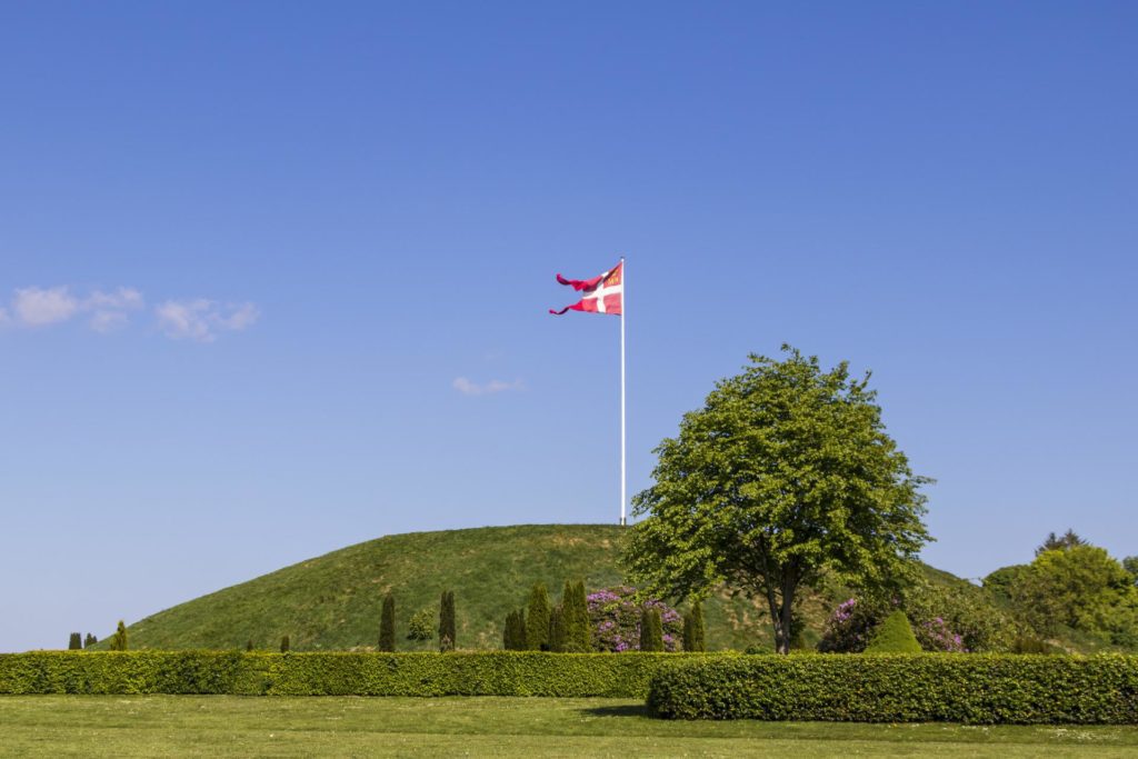 Jelling burial mounds