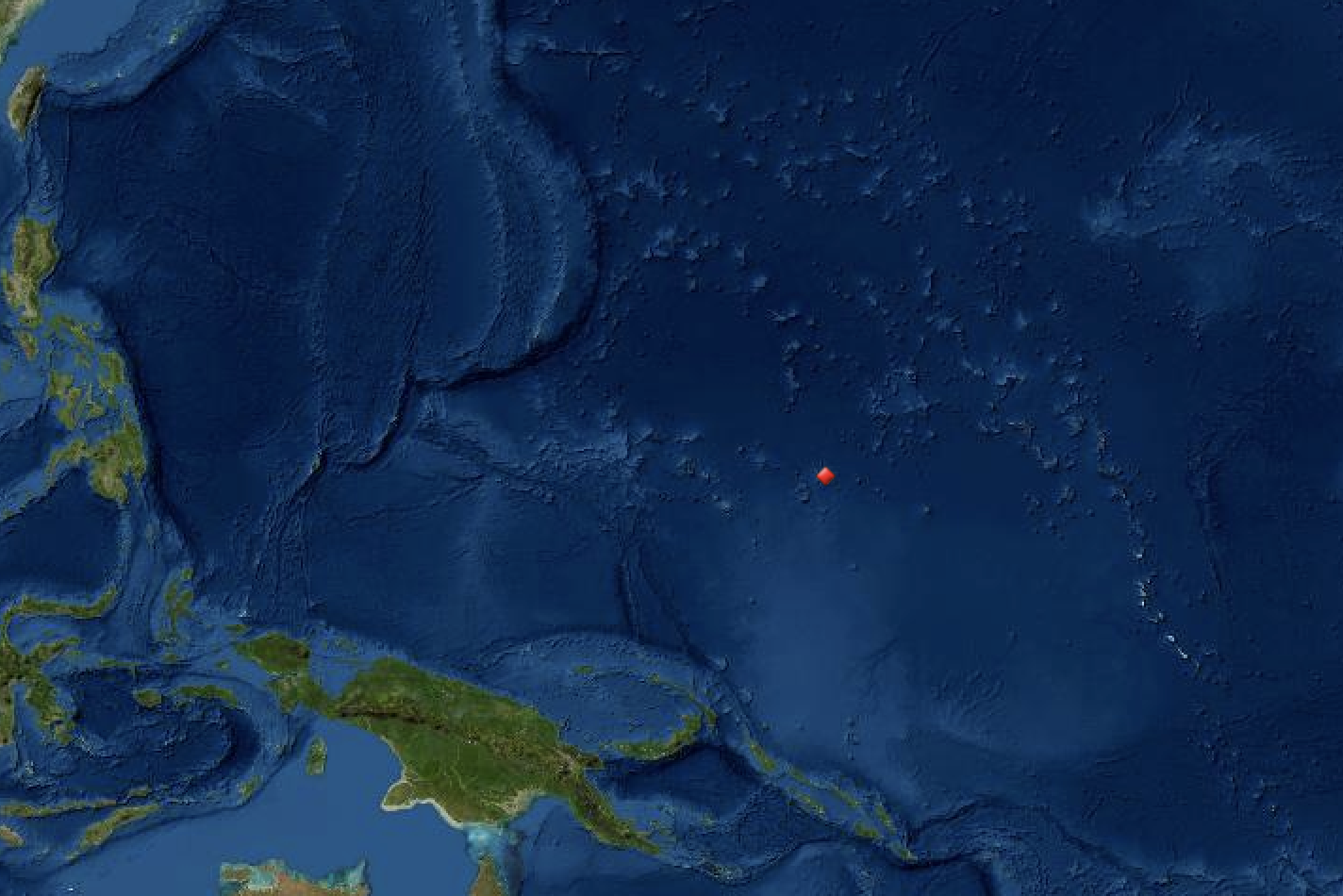 Map of UNESCO World Heritage Sites in Micronesia