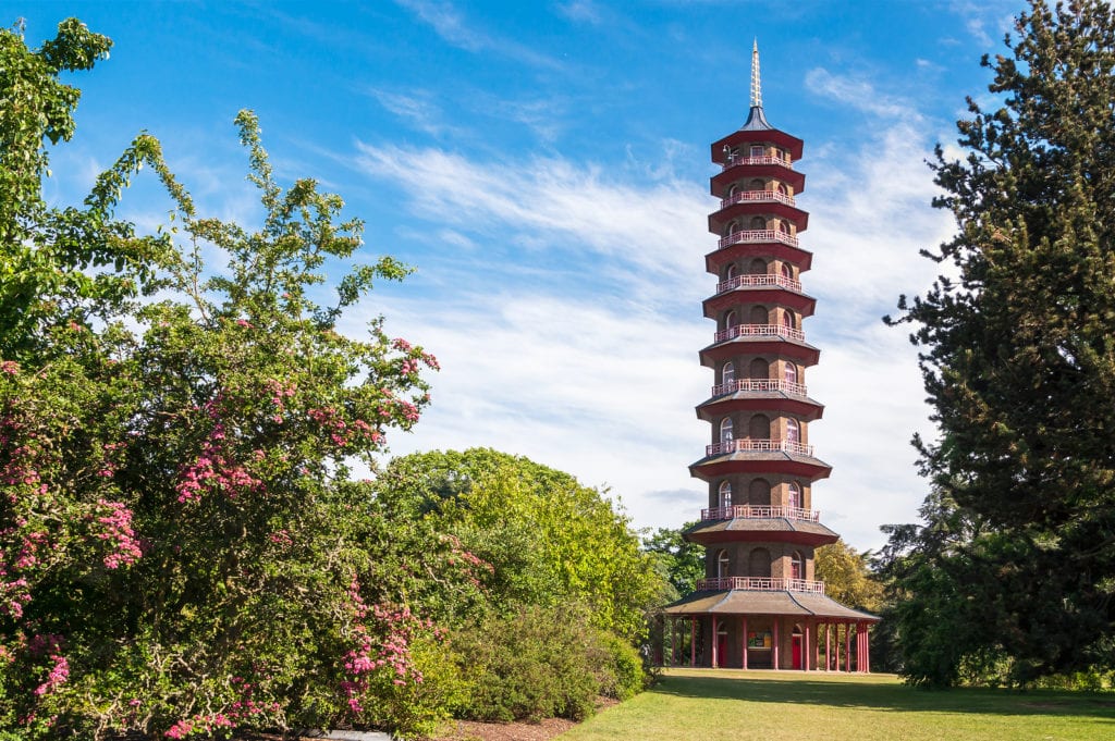 Pagoda Tower In Kew Gardens