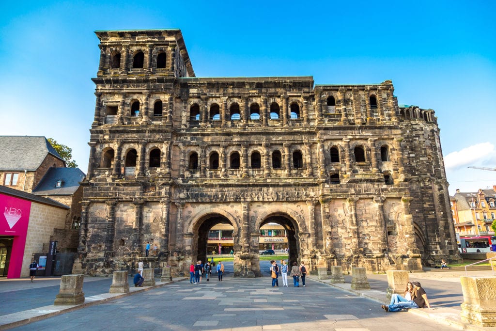 The Porta Nigra (black Gate) In Trier