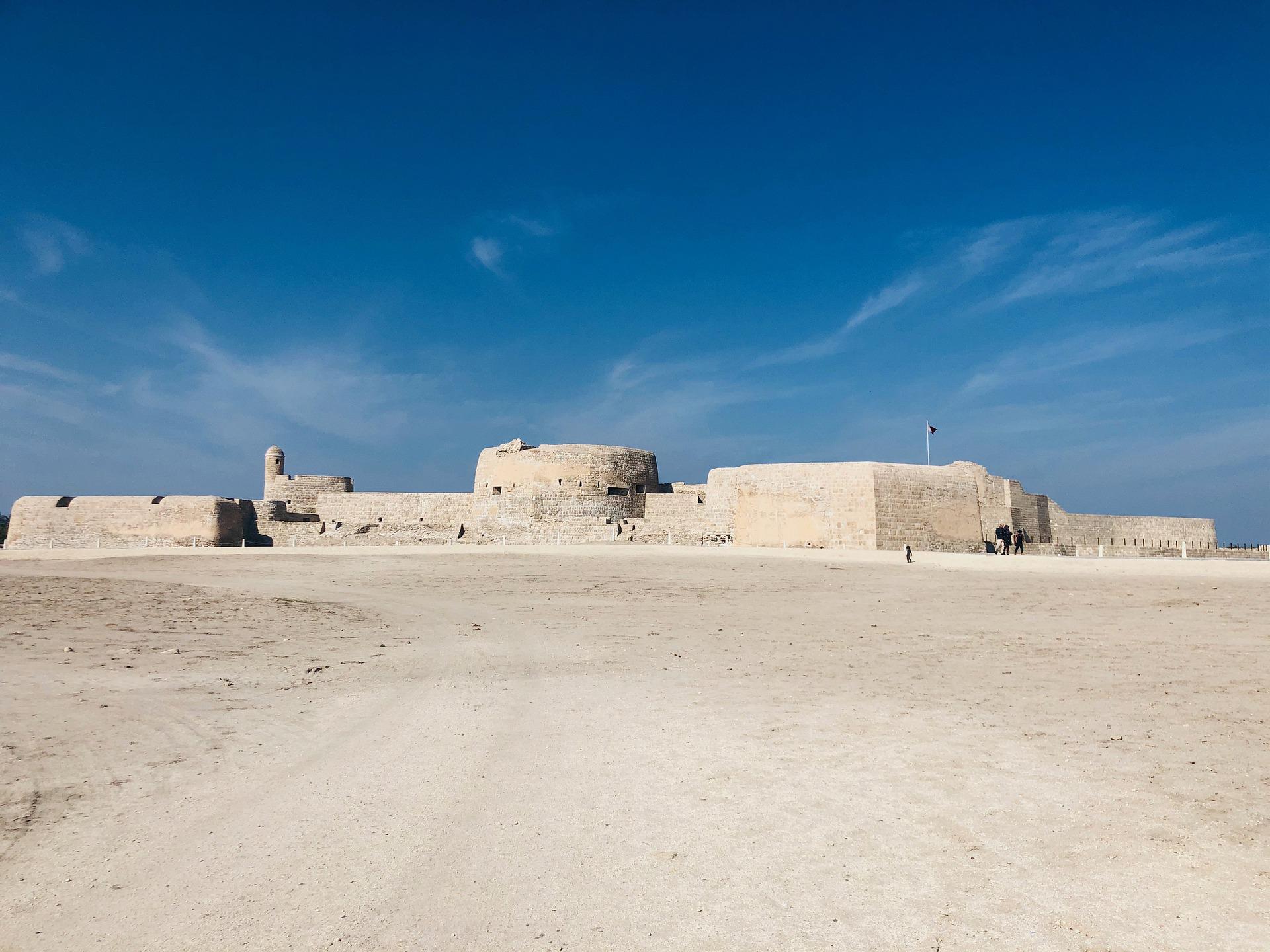 Qal’at al-Bahrain is a typical tell – an artificial mound created by many successive layers of human occupation.