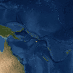 Map of UNESCO World Heritage Sites in Solomon Islands