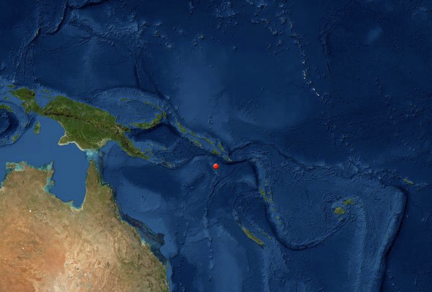 Map of UNESCO World Heritage Sites in Solomon Islands