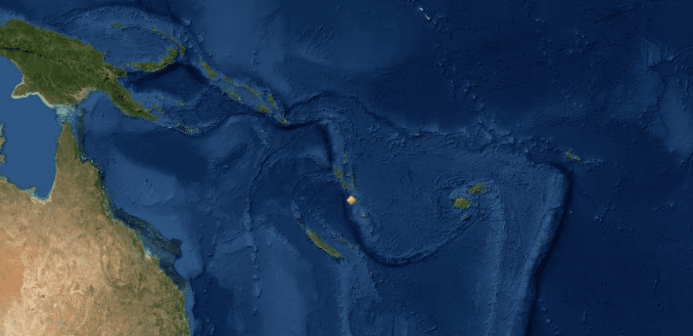 Map of Vanuatu UNESCO World Heritage Sites