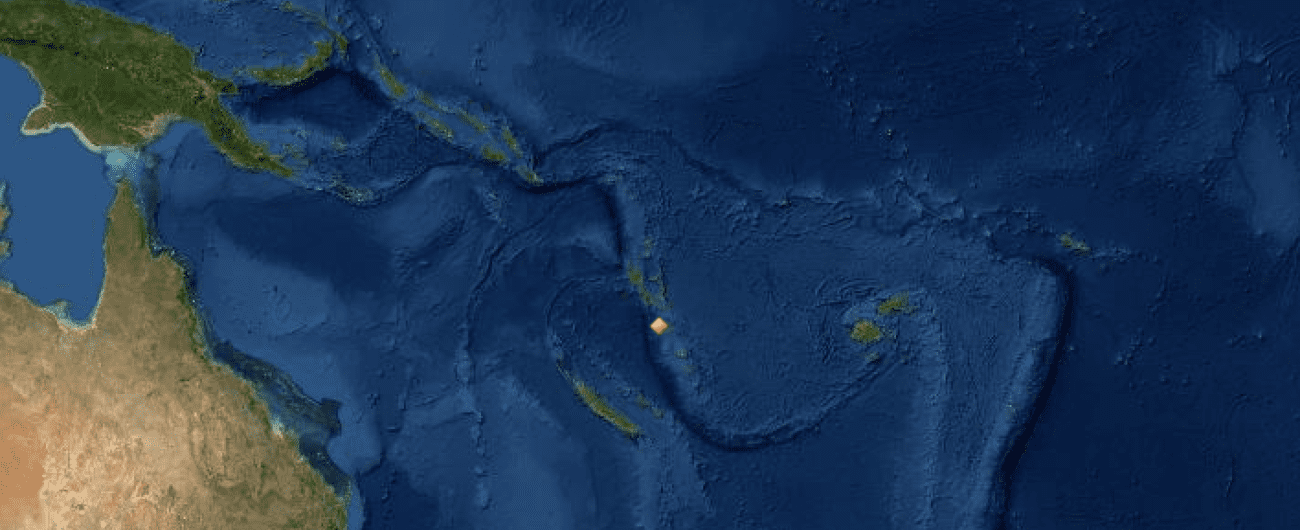 Map of Vanuatu UNESCO World Heritage Sites