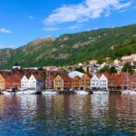 Bryggen is a historic harbour district in Bergen, Norway