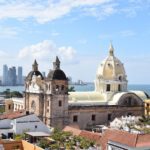 Situated in a bay in the Caribbean Sea, Cartagena has the most extensive fortifications in South America.
