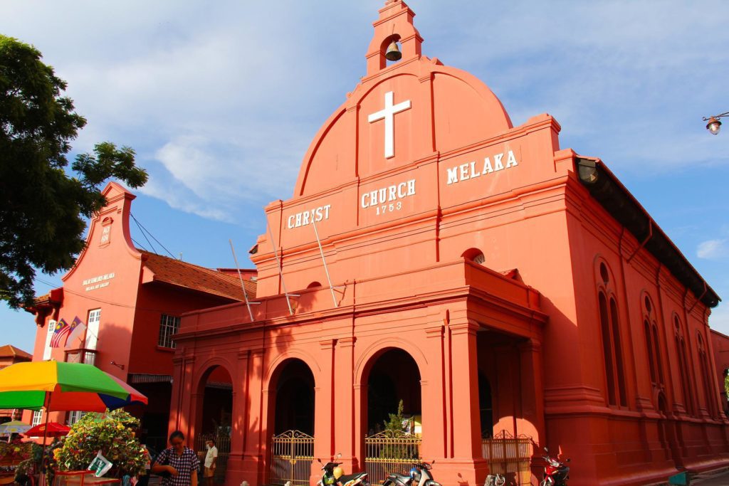 Church in historic cities of the Straits of Malacca, Malaysia