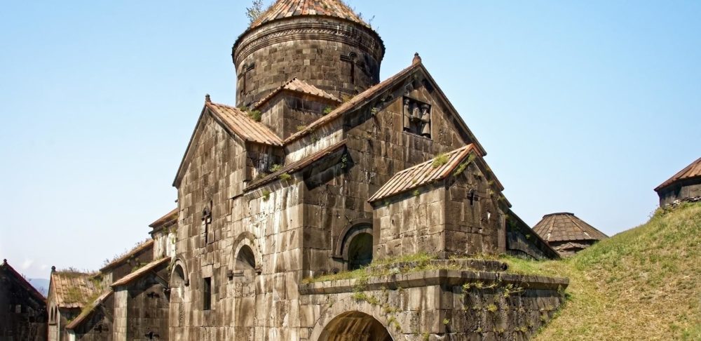 The two monastic complexes of Haghpat and Sanahin are a serial property situated in the Lori Marz (region) of Armenia.