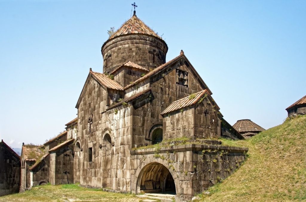 The two monastic complexes of Haghpat and Sanahin are a serial property situated in the Lori Marz (region) of Armenia. 