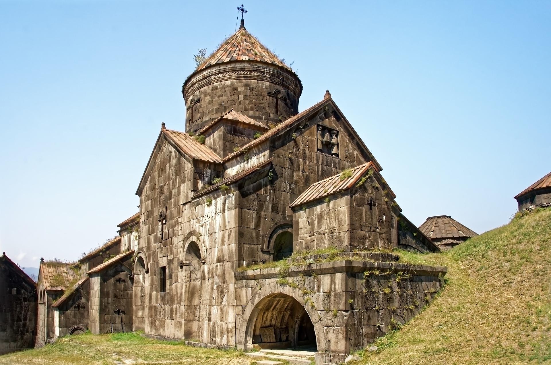 The two monastic complexes of Haghpat and Sanahin are a serial property situated in the Lori Marz (region) of Armenia.