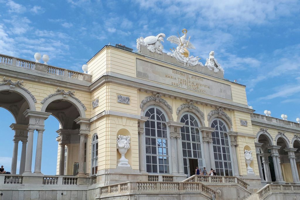 The site of the Palace and Gardens of Schönbrunn