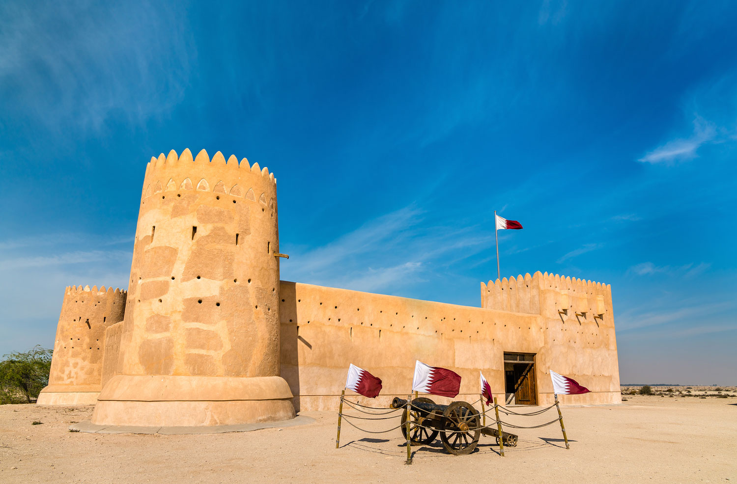 Al Zubarah Fort in Qatar is a UNESCO World Heritage Site.