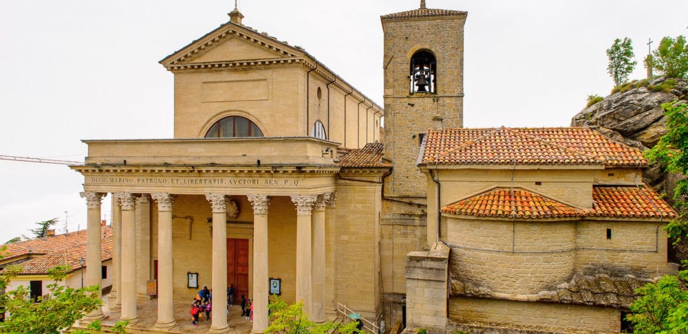 Cathedral of San Marino Historic Centre and Mount Titano