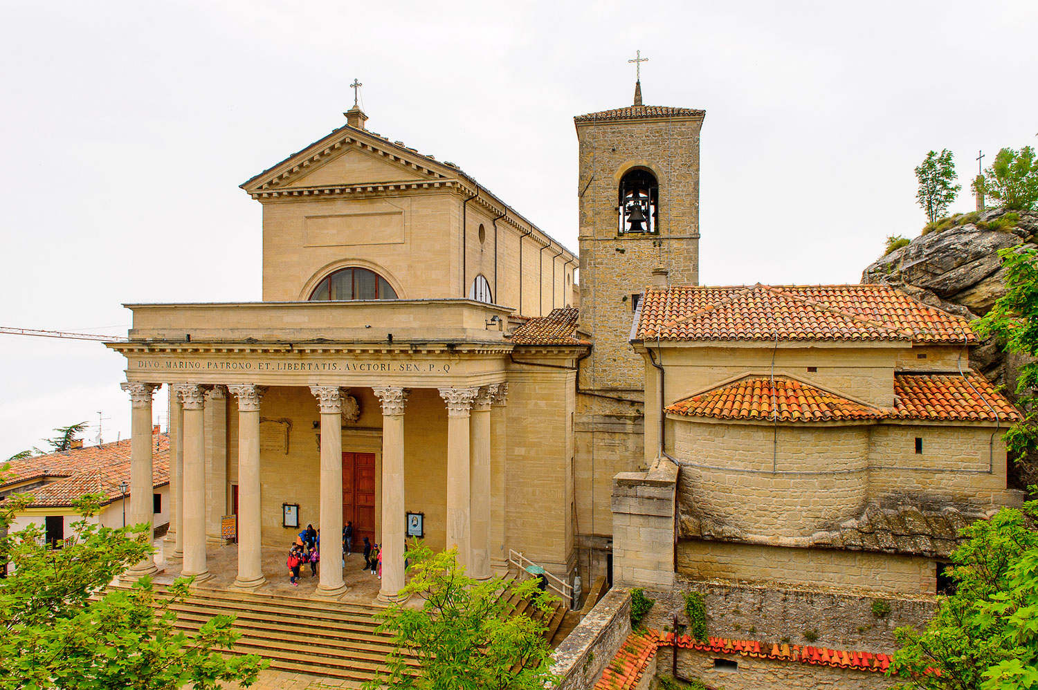 Cathedral of San Marino Historic Centre and Mount Titano