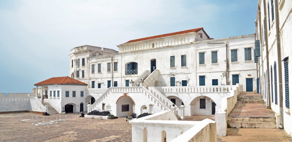 Cape Coast Castle in Ghana is a UNESCO World Heritage Site.