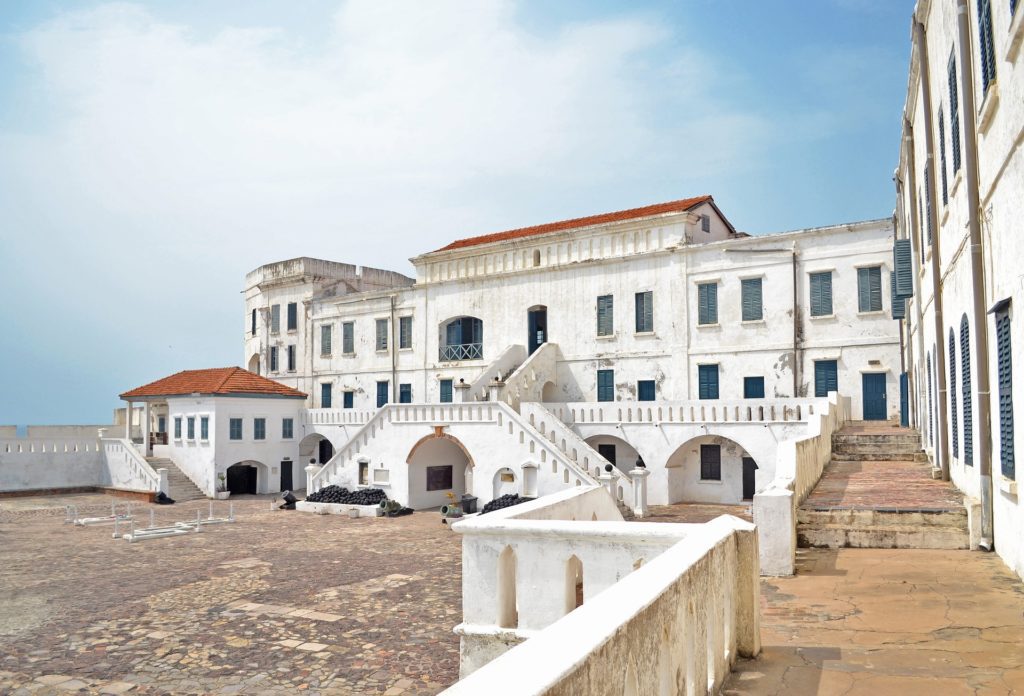 Cape Coast Castle in Ghana is a UNESCO World Heritage Site.