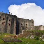 Remains of the French Citadelle la ferriere built on the top of a mountain