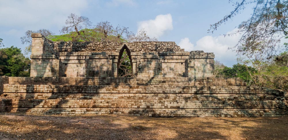 Ruins at the archaeological site Copan, Honduras