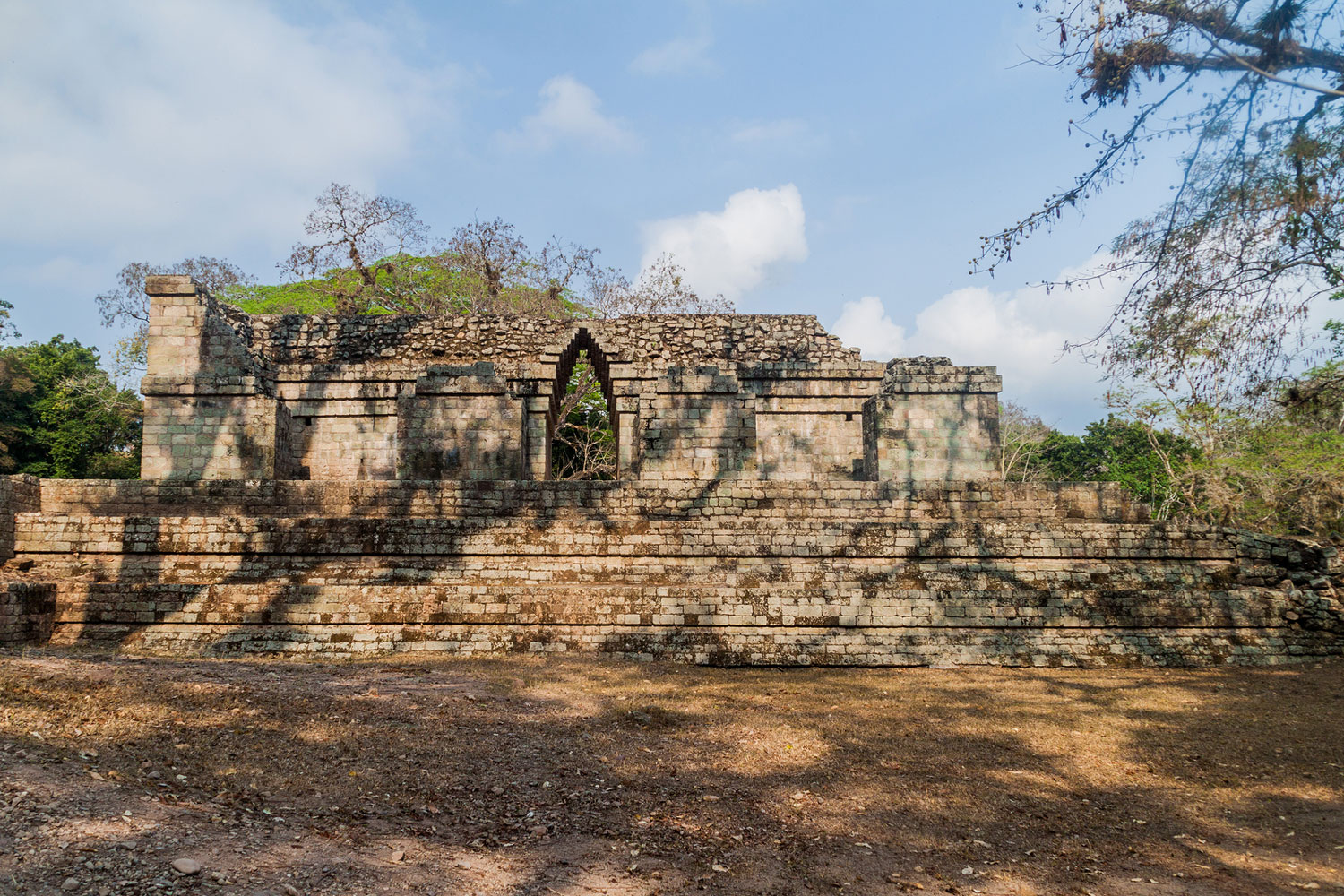 Ruins at the archaeological site Copan, Honduras