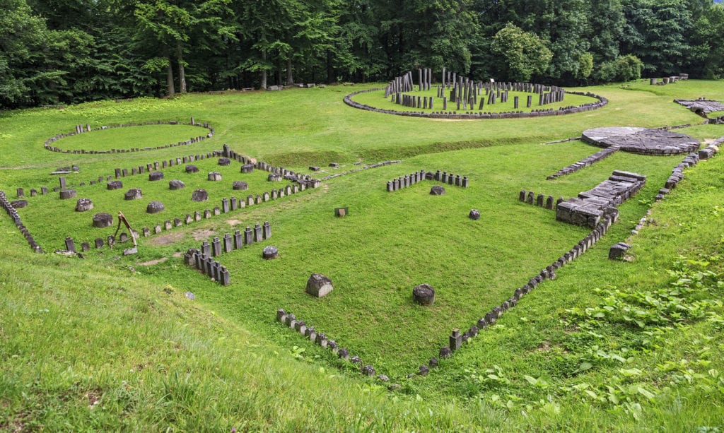 Sarmizegetusa Regia, Dacian ruins Fortress in Sarmisegetusa, Romania