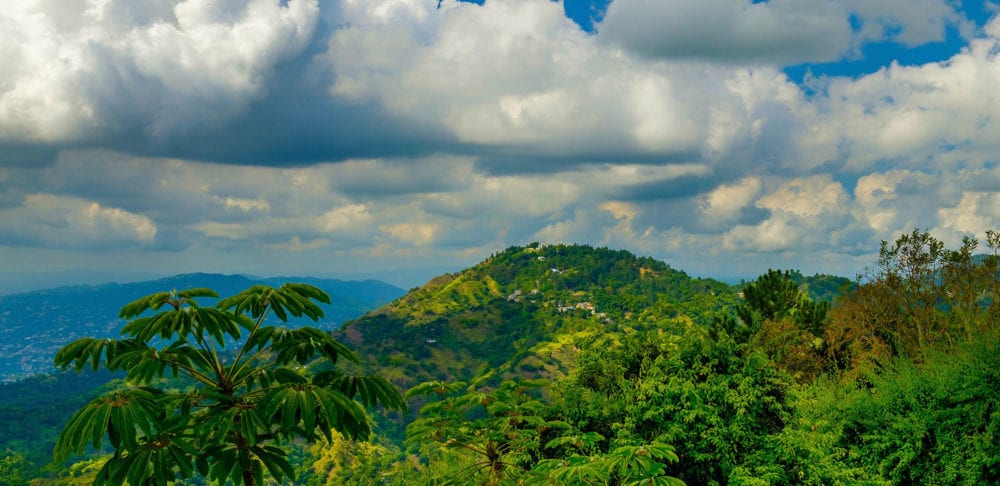 Blue Mountains in Jamaica