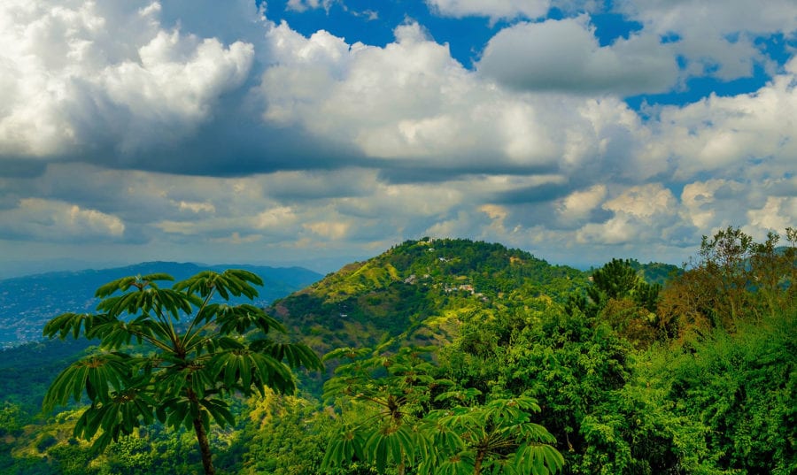 Blue Mountains in Jamaica