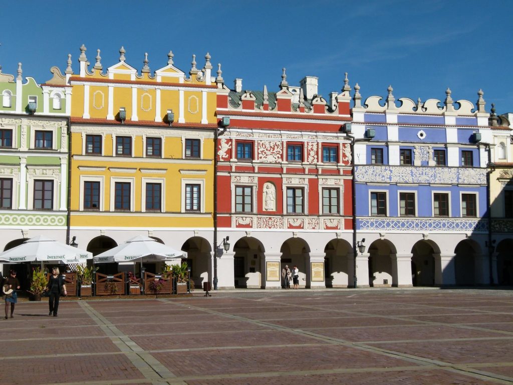 Old City of Zamość in southeastern Poland.