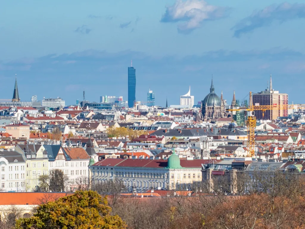 Cityscape of Vienna Austria 