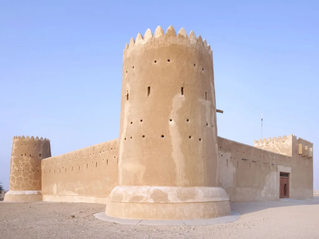 Al Zubarah Qatar, a view from south.  